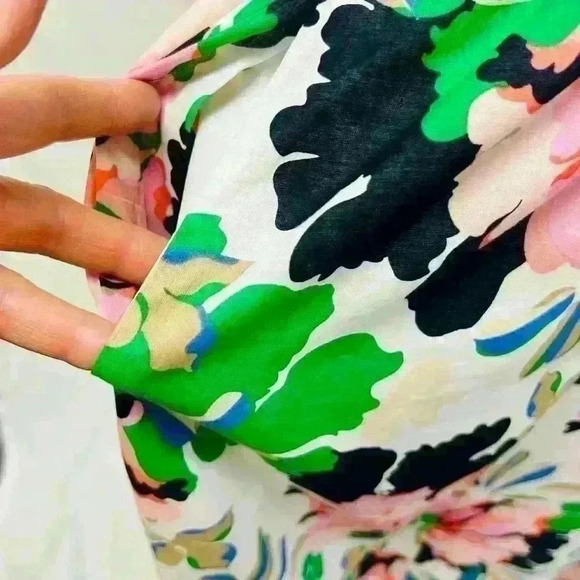 Tommy Hilfiger Women's Isla Floral Smocked Midi Dress size 16 - Picture 10 of 16